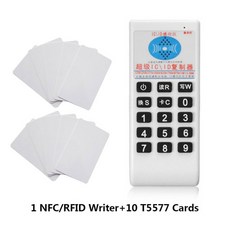 휴대용 주파수 125Khz 13.56MHZ 기 기 RFID NFC IC 카드 리더 라이터 프로그래머 열쇠 고리, Style 4, 1개