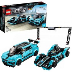 레고(LEGO) 스피드 챔피언 포뮬러E파나소닉재규어 레이싱 GEN2 재규어 I-PACE eTROPHY 76898 PROD3040124, One Color_재규어 레이싱 GEN2, 상세 설명 참조0, One Color