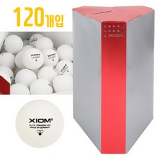(탁구용품)엑시옴 플라스틱 엘리트 트레이닝 40+ 탁구공 120입 (112674) 탁구공/탁구용품/2성탁구공/3성탁구공/연습용탁구/연습탁구공