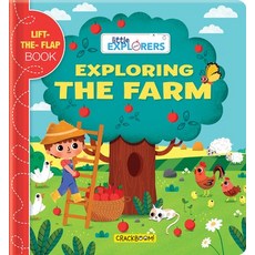 Little Explorers: Exploring the Farm: (A Lift the Flap Book) Board Books, Crackboom! Books, English, 9782924786185