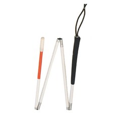 시각장애인용 흰지팡이 4단 (150cm) 보행보조 MD, 1개