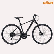 2021년 알톤 하이브리드 자전거 알시티엔도24 유압식, 22년형 화이트, 70%반조립(박스배송)+무료배송