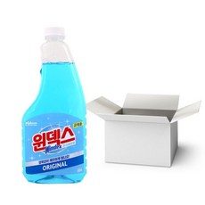 윈덱스 유리세정제 교체용리필) 1박스 500mlx12개), 500ml, 12개