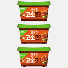 풀무원 고소 견과 맛있는 쌈장 450g X 3개, 아이스팩 기본 1개+아이스팩 1개 더