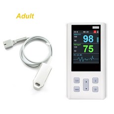 ELERA-휴대용 맥박 산소 농도계 성인 손가락 끝 신생아 소아용 수의학 SPO2 PI PR, [01] H100 for adult, 1개