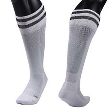의 류 양말 lian life스타일 men 's 1 knee length sports socks for baseball soccer lacrosse m (white)