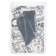 [COMME DES GARCONS] 혼용 로고 인타르시아 삭스 블랙 GFK5010511
