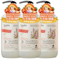 제이멜라 디즈니 프린세스 라푼젤 스프링 애플 헤어 퍼퓸 샴푸 1000ml (유통기한 2025.08.23)