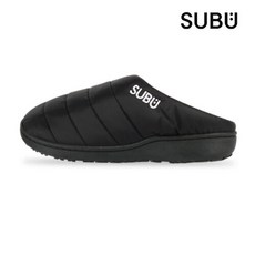 스부 수부 방한 패딩 슬리퍼 다운 샌들 블랙 SUBU-BK