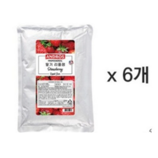 앤드로스 딸기 리플잼 1box 1kgx6ea