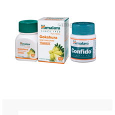 Combo Pack of Himalaya Confido Tablet & Himalaya Wellness Pure Herbs Gokshura Tablet (60 Each)