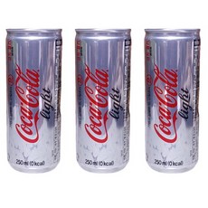 코카콜라 라이트 250ml 15개 낱개 제로칼로리 콜라 라이트, 15캔