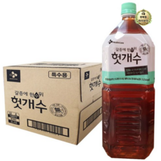 CJ헬스케어 헛개수, 2L, 18개