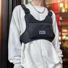 체스트백 블랙 가슴가방 아웃도어 스포츠백 라이더 전술 오토바이