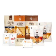 삼진어묵한끼요리5종세트 어묵 오뎅 음식 점식 가공 즉석 식품 디저트 식사 간식, 단일