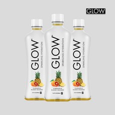 글로우 GLOW 스파클링 하이드레이션 파인애플 블러드 오렌지 500ml (6개), 6개