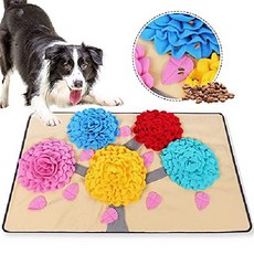  독일 Laamei 반려견 노즈워크 분리불안 해소 훈련 스너플매트 IQ트레이닝, 꽃나무 