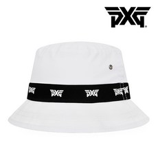 [정품] PXG 남녀공용 버킷햇 골프 등산 낚시 벙거지 모자 로고 리핏, 화이트(12835789), 1개