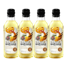 CJ 백설 바삭한요리유 500ml x 4개