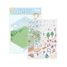 3D입체스티커 정원꾸미기 다꾸 방꾸미기스티커 인테리어, 1개, 9. 베이커리+로프트 아파트