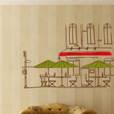 유럽카페거리시트지