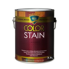 노루페인트 올뉴 칼라스테인 페인트 3.5L, 월넛, 1개