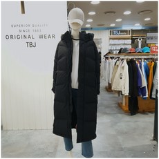 TBJ [NC불광점] 맥스기장에 프리미엄 다운 충전재로 가볍고 따듯하게 입을수 있는 유니 롱 후드 덕다운점퍼!!