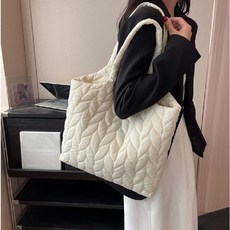 로아리스 패딩 누빔 숄더백 빅사이즈 기저귀가방