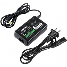 소니 PSP-110 PSP-1001 PSP 1000 / PSP Slim &amp; Lite 2000 / PSP 3000 교체 AC 어댑터와 호환되는 인스턴트 배터리 월 충전, 1, 단일옵션