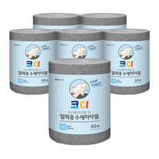 [코디] 수세미 대신 일회용 수세미타월 65매x6팩