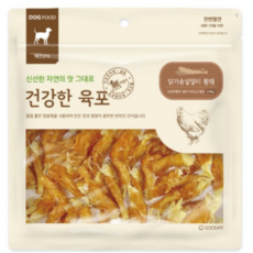 굿데이 건강한육포 강아지간식 240g, 혼합맛(닭가슴살말이/황태), 1개
