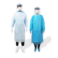 세이폴 일회용 AP가운 의료용비닐가운 PE가운 손가락 고리형
