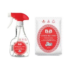 비앤비 유아용품 장난감 안심 제균 스프레이 리필250ml / 용기300ml, 제균스프레이 용기 300ml