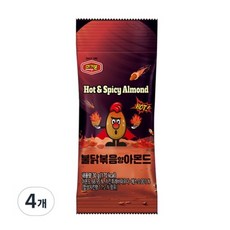 머거본 불닭볶음향 아몬드, 30g, 4개