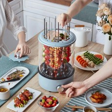 전기 그릴 안방 연기 잡는 먹는 김지훈 불판 곰 꼬마 곰 DKL-S11A1 오븐 자동, 하늘색