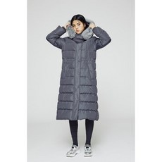 럭키슈에뜨 (신상품 온라인전용)후드 탈착 폭스퍼 롱 구스 다운 LQUCW23200BKX