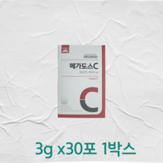 고려은단 메가도스C 비타민C 3000mg, 90g, 30개