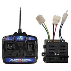 SHENGLE 27Mhz 범용 원격 제어 및 12V 수신기 키트 송신기 마더 보드 제어 상자 액세서리 어린이 전기 자, One Color_One Size, One Color_One Size, One Color