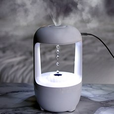 펜타오닉 거꾸로 물멍 반중력 가습기 미니 휴대용 사무실 책상 대용량 500ml, 화이트
