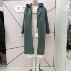 오조크 레이어드 캐시미어 롱코트(715-97422)