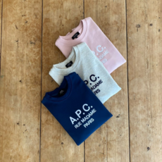 자쿠 A.P.C 루퍼스 자수로고 맨투맨