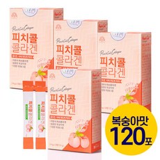 피치콜콜라겐 저분자콜라겐 4박스x30포 복숭아맛, 피치콜콜라겐 저분자콜라겐 4박스x(30포) 복숭아맛