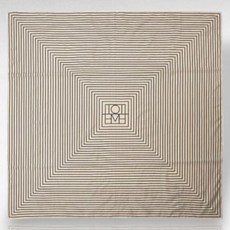 TOTEME 여성 모노그램 스카프 - 크림 / MONOGRAM SCARF