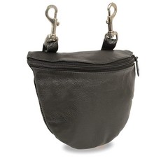 [ 494995 ] Milwaukee Leather SH197 여성용 블랙 가죽 벨트 백 걸쇠 포함 - 원 사이즈, [ 494995 ] Milwaukee Leather S