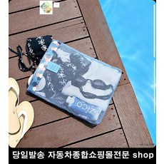 동남아여행선크림가방 신혼여행세면도구가방 동남아여행소지품가방 동남아여행화장품가방 워터패스백 물빠짐가방, 데이지퍼플