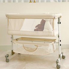 베베코지 신생아 아기 침대 범퍼 애기 휴대용 이동식 돌 접이식 유아, 아기침대(기저귀교환대 포함)
