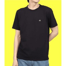 (정품보장) CP COMPANY Tacting Piquet Logo T-Shirt (14CMTS254A 006263G 999) (로고 패치 티셔츠) 1309632