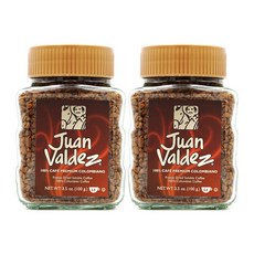 후안 발데즈 100 콜롬비아 동결건조 커피 100g 2팩 / Juan Valdez Colombian Instant Coffee, 1개입, 2개