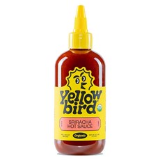 9.8 Ounce (Pack of 1) Organic Sriracha Organic Sriracha Hot Sauce by Yellowbird - Organic Chili Pepper Sauce with Red Jalapenos Agave and Garlic, 1개