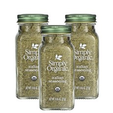 Simply Organic 심플리오가닉 이탈리안 시즈닝, 27g, 3개